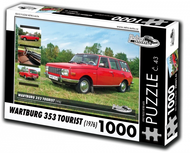 Retro autók puzzle – Wartburg 353 Tourist (1976) – 1000 darab