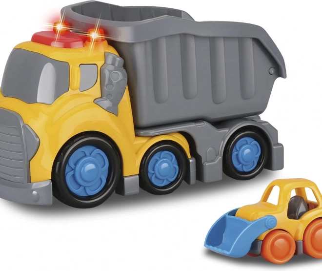 Kiddy autó billenős effektusokkal és buldózerrel
