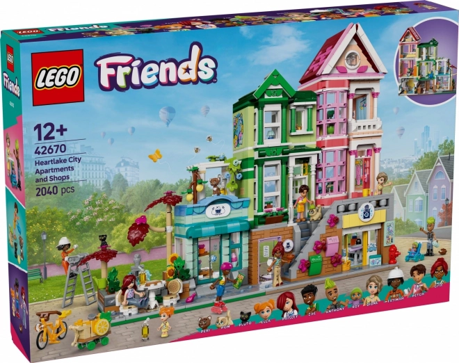 Lego Friends városi lakások és üzletek Heartlake-ben