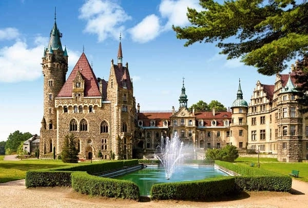 Moszna kastély puzzle 1500 darabos