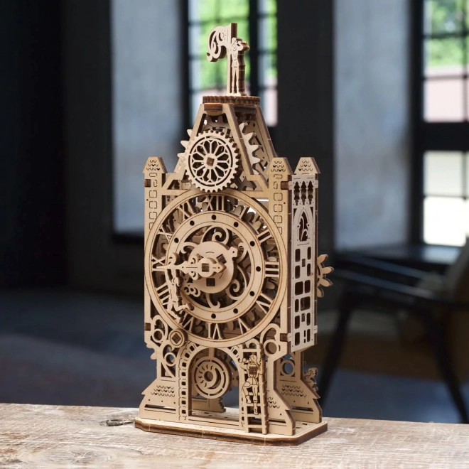 Ugears 3D fa mechanikus kirakó - óratorony