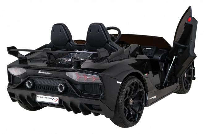 Lamborghini SVJ DRIFT pro 2 gyerekek fekete + Drift funkció + távirányító + MP3 LED + lassú indítás