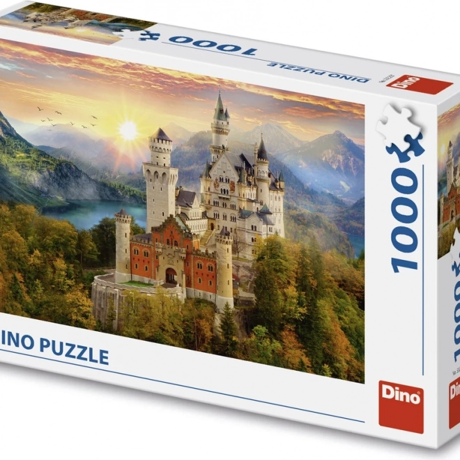 Neuschwanstein festmény puzzle 1000 darabos