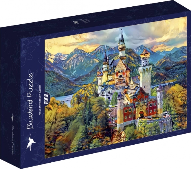 Neuschwanstein kastély puzzle 6000 darab