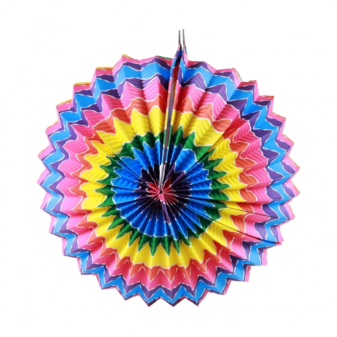 Szivárványos lampion 25 cm