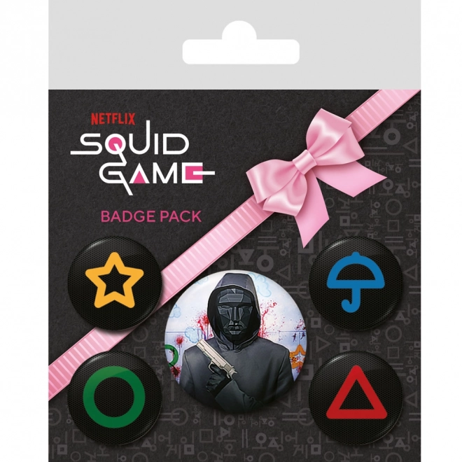 Squid Game jelvények szett