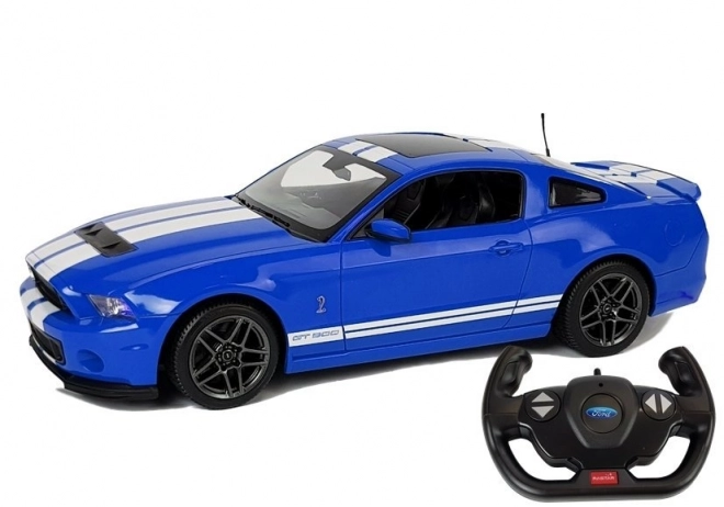 Távirányítós autó Ford Shelby GT500 Rastar 1:14 méretarányban kék