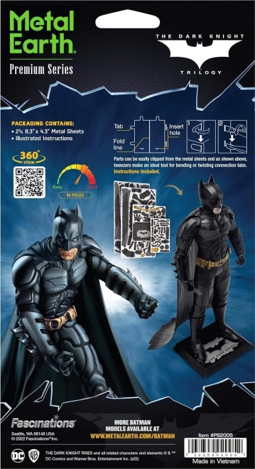 Metal Earth 3D puzzle Premium sorozat: Batman, a Sötét Lovag