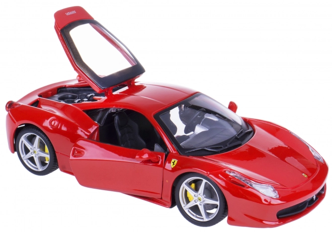 Ferrari 458 Italia modellautó piros