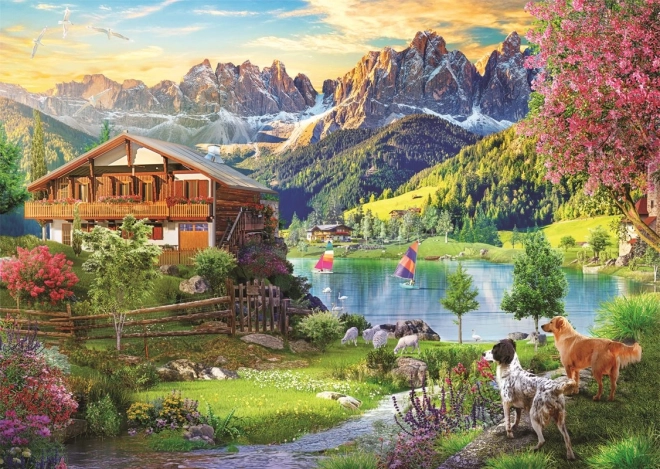 Dolomitok puzzle 3000 darabos