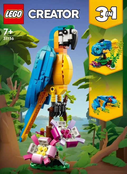 Exotikus papagáj LEGO Creator 3 az 1-ben