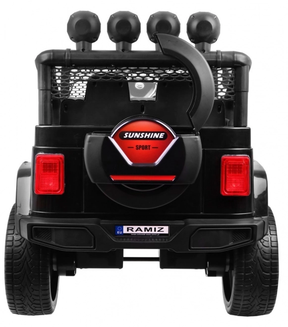 Elektromos kisautó Jeep Raptor 4x4 fekete