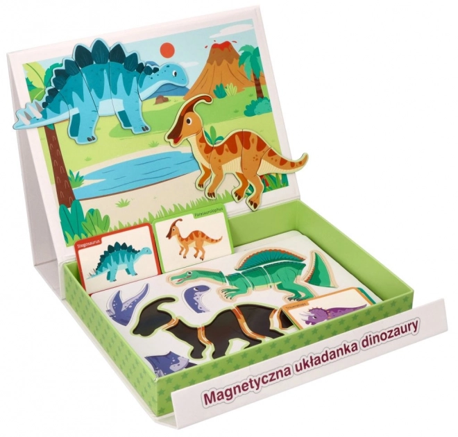 Mágneses dinoszaurusz puzzle