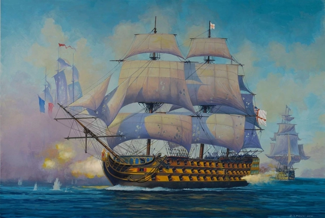 HMS Victory műanyag hajómodell