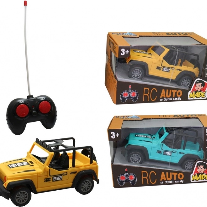 Távirányítós Jeep autó - fekete