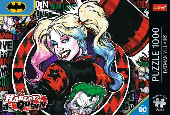 Prémium Plus 1000 darabos puzzle - HARLEY QUINN és BATMAN