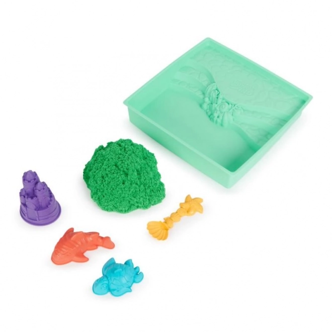 kinetic sand játszókészlet alátéttel Zöld