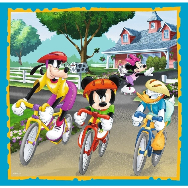 Trefl puzzle Mickey egér és barátai 3 az 1-ben (20, 36, 50 darabos)