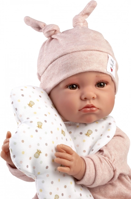 Realista baba csecsemő hangokkal és puha testtel 45 cm