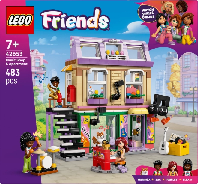 LEGO Friends hangszerbolt és lakás
