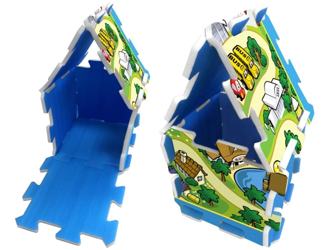 3D szórakozás: a puzzleelemekből alagutat vagy házikót építhetsz