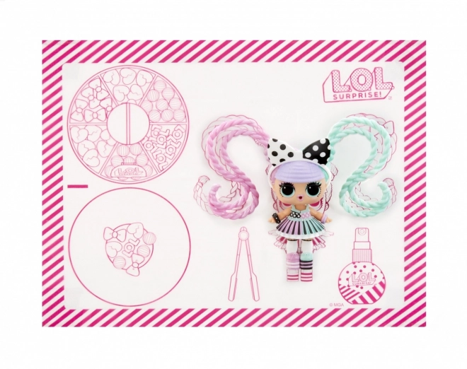Lalka L.O.L. Surprise Hair Beads Tots - 12 darabos csomagolás