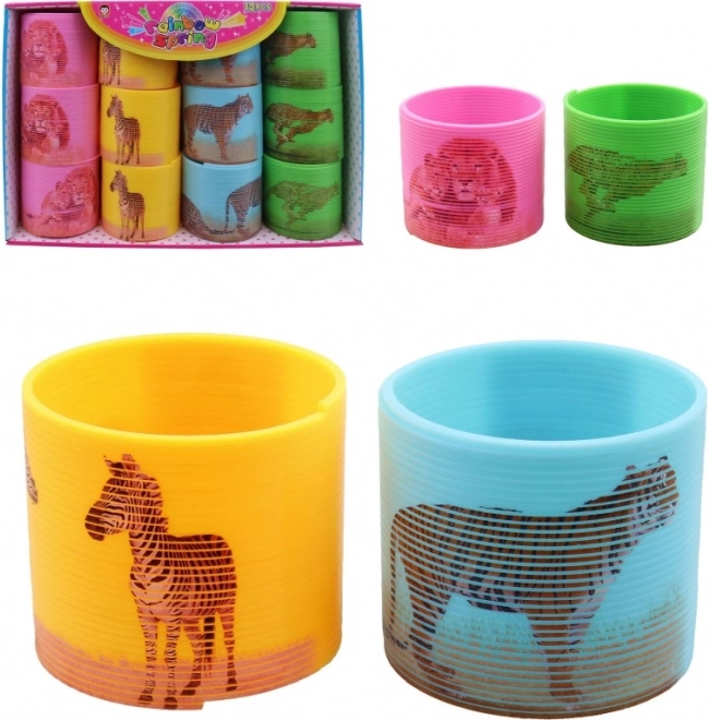 Színes Safari Rugók 12 db