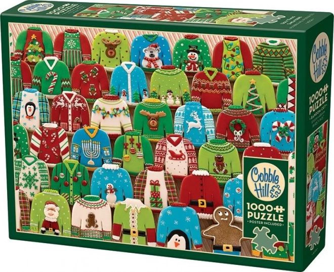Csúnya karácsonyi pulóverek puzzle 1000 darabos