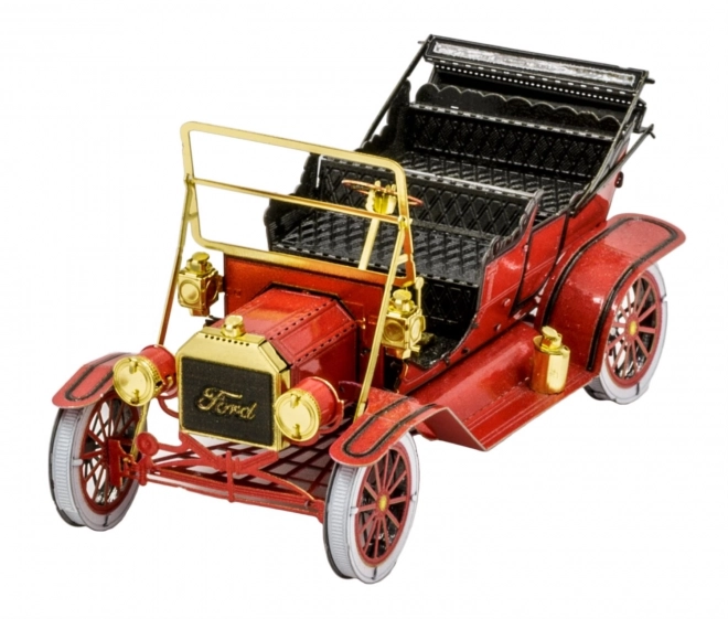 Metal Earth 3D puzzle Ford T modell 1908 piros