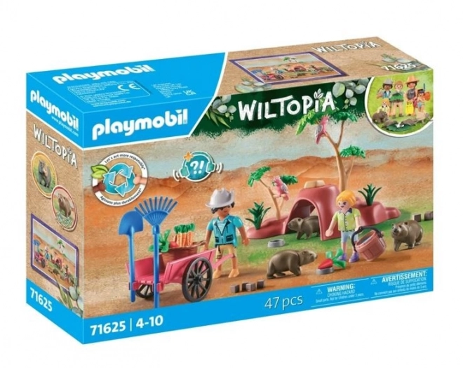 Szentély Wombatoknak - Wiltopia Playmobil készlet