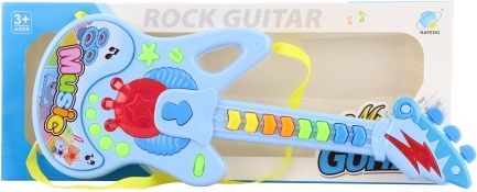 Gyermek műanyag gitár elemes