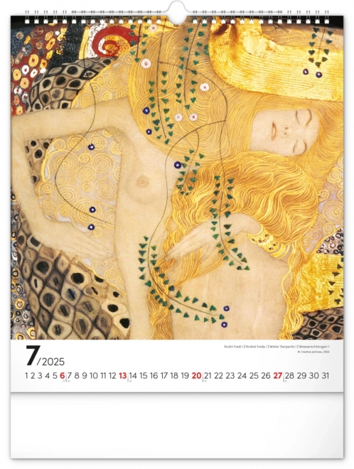 Falik naptár Gustav Klimt 2025