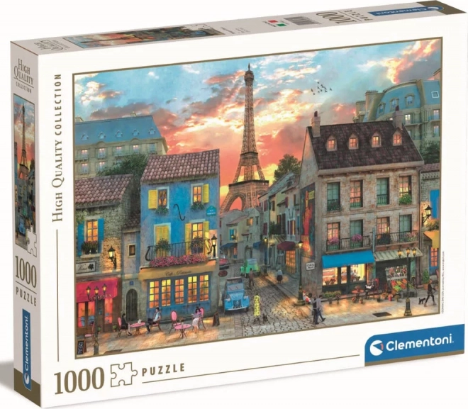 Clementoni 1000 darabos utca puzzle - Párizs és Himeji