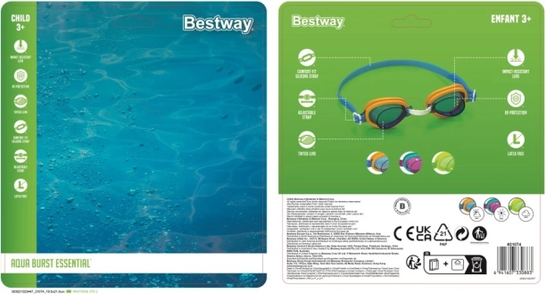 Aqua Burst úszószemüveg gyerekeknek - 3 csomag