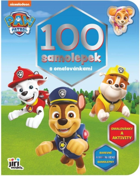Matrica- és kifestőfüzet 100 matricával MANCHESTERŐR JÁRŐR (PAW PATROL) 21,5 × 28 cm