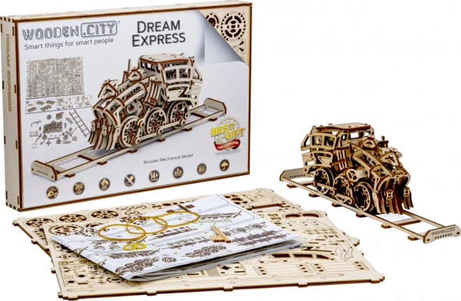 Fa 3D Puzzle - Dream Express Mozdony