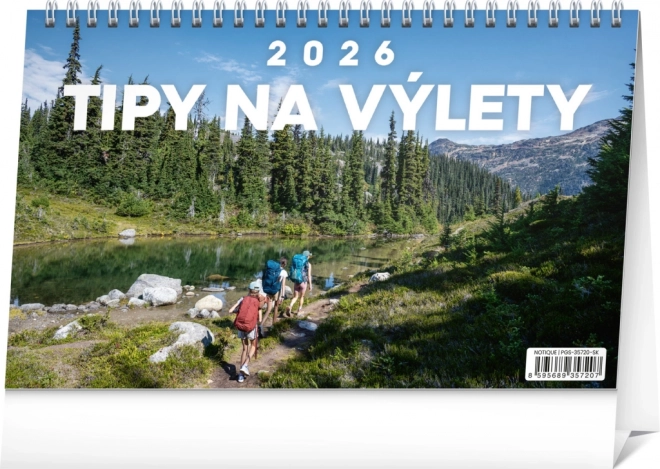 Asztali Naptár Kirándulási Tippek 2026