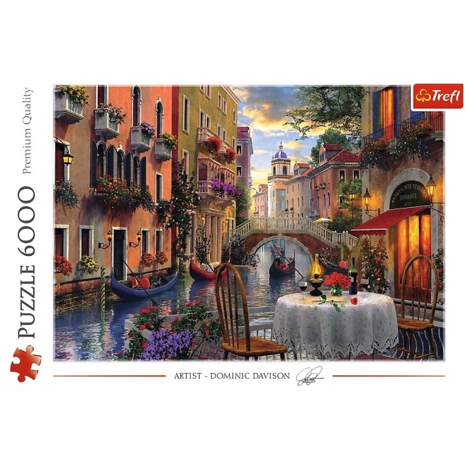 Romantikus vacsora puzzle - 6000 darabos