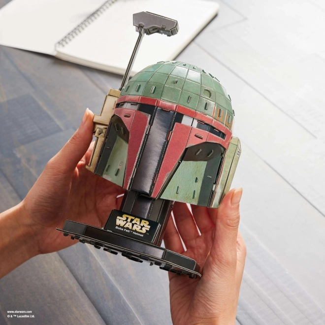 4D puzzle csillagok háborúja Boba Fett sisak