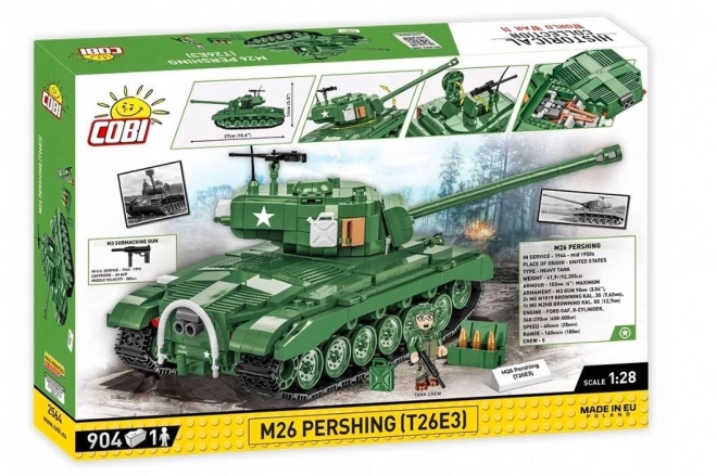 cobi második világháborús M26 Pershing tank készlet