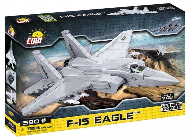 Cobi f-15 eagle amerikai vadászgép makett