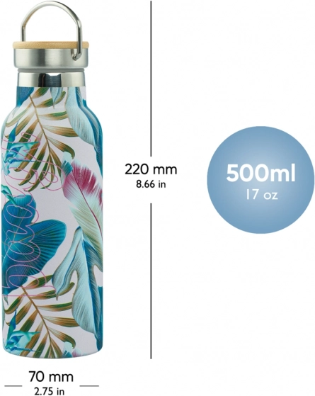 Termosz bambusz fedővel Leafs 500 ml