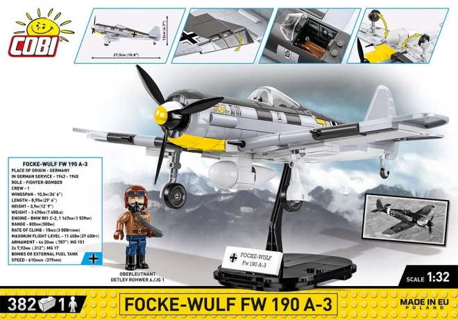 focke-wulf fw 190 a-3 II világháborús repülőgép model