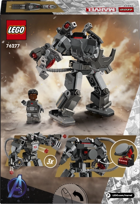 Lego Marvel mechanikus páncél War Machine-hez