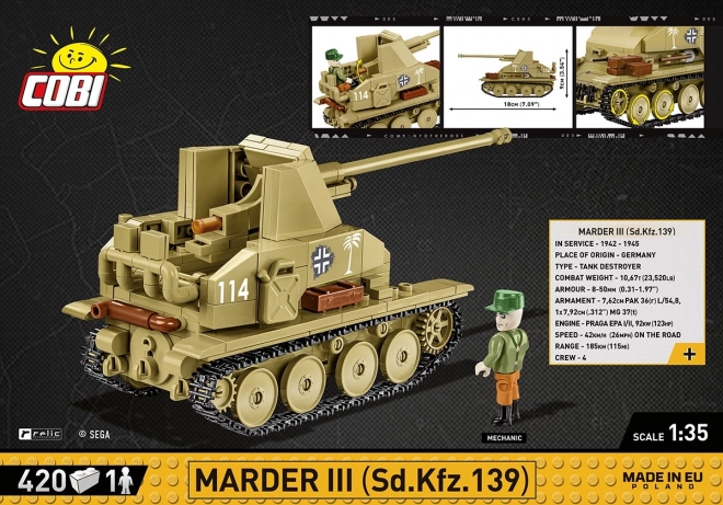 cobi marder III tankelhárító modell