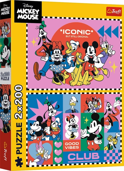 Disney idő a barátokkal puzzle 2x200 darabos