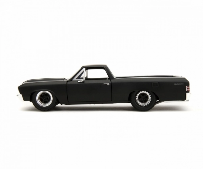 Gyors és dühös 1967 El Camino autó modell 1:24 méretarány