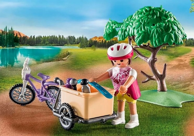 Családi kirándulás hegyi kerékpárokkal - Playmobil