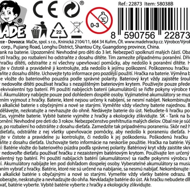 Elemről működő tank kis katonáknak