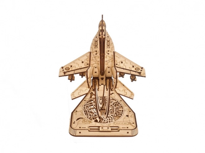 Ugears 3D Dekorációs Ébresztőóra Fa Puzzle
